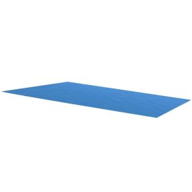 Rectangular Pool Cover 216 x 108 inch PE Blue