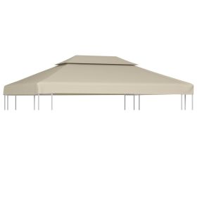 Gazebo Cover Canopy Replacement 9.14 oz/yd¬≤ Beige 10'x13'