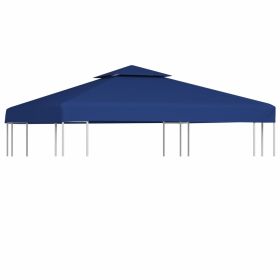 Gazebo Cover Canopy Replacement 9.14 oz/yd¬≤ Dark Blue 10'x10'