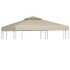 Gazebo Cover Canopy Replacement 9.14 oz/yd¬≤ Beige 10'x10'