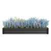 Raised Garden Bed Kit - Metal Raised Bed Garden7.6x3.7x0.98ft for Flower Planters;  Vegetables Herb Black